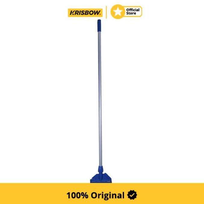 [] Krisbow Gagang Pel Aluminium Tongkat Mop Stik Pembersih Handle Pel Batang Mop
