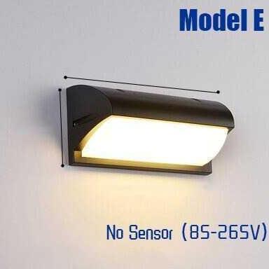 EIRDJA Lampu Hias Teras LED Outdoor 18W 26cm Warm White Model Kanopi