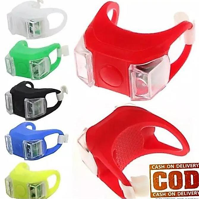 Promo LAMPU SEPEDA LED STROBO DEPAN/BELAKANG LAMPU LED SEPEDA DEPAN LAMPU SEPEDA BELAKANG Diskon