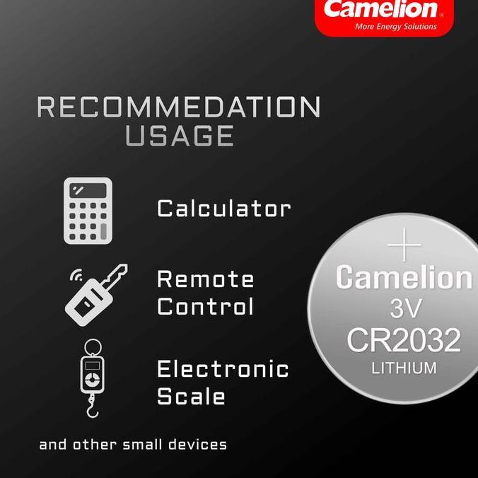 [] Camelion Baterai Lithium CR2032 BP2 - Camelion Baterai Koin CR2032