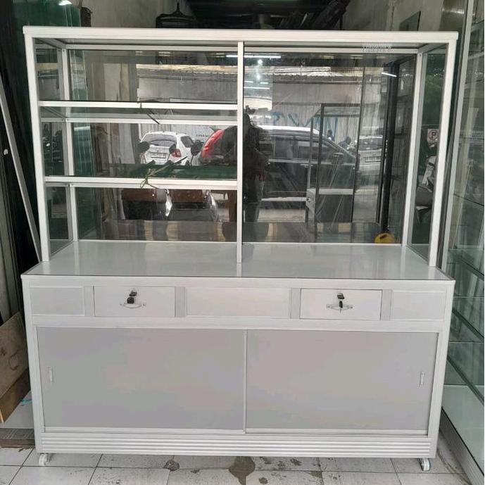 Allthebest- etalase jus - etalase es teh manis - etalase jualan - etalase jus aluminium