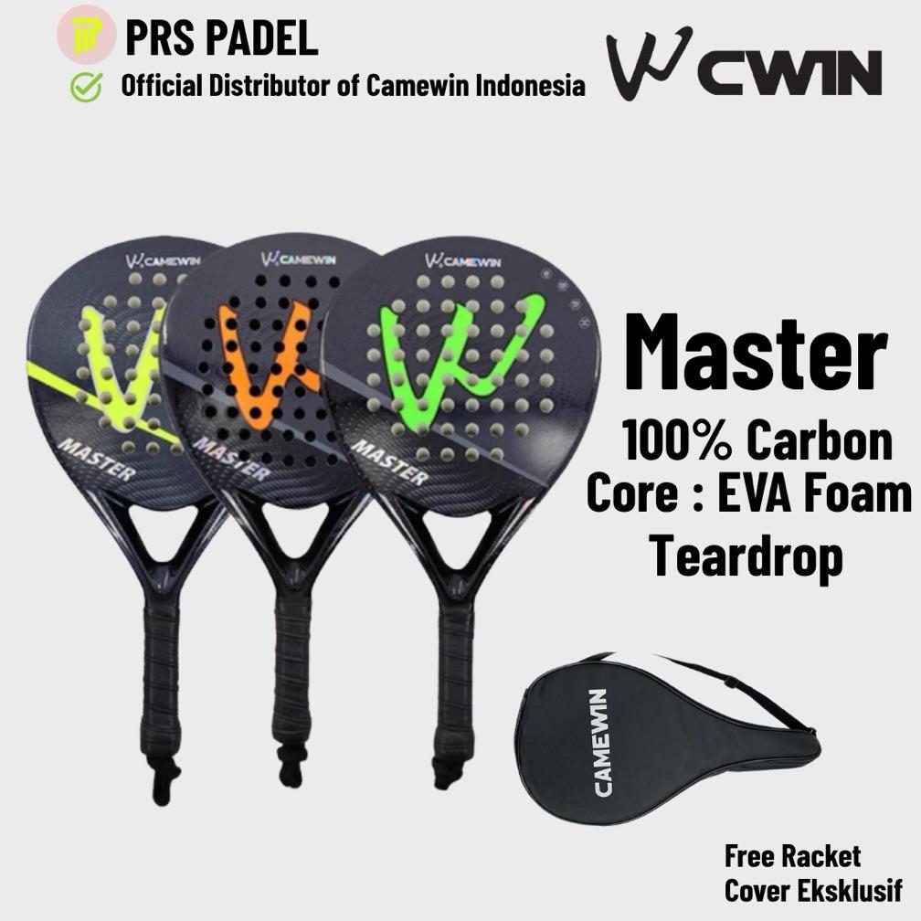 BIG PROMO Camewin Master Padel Racket 12K Carbon Original