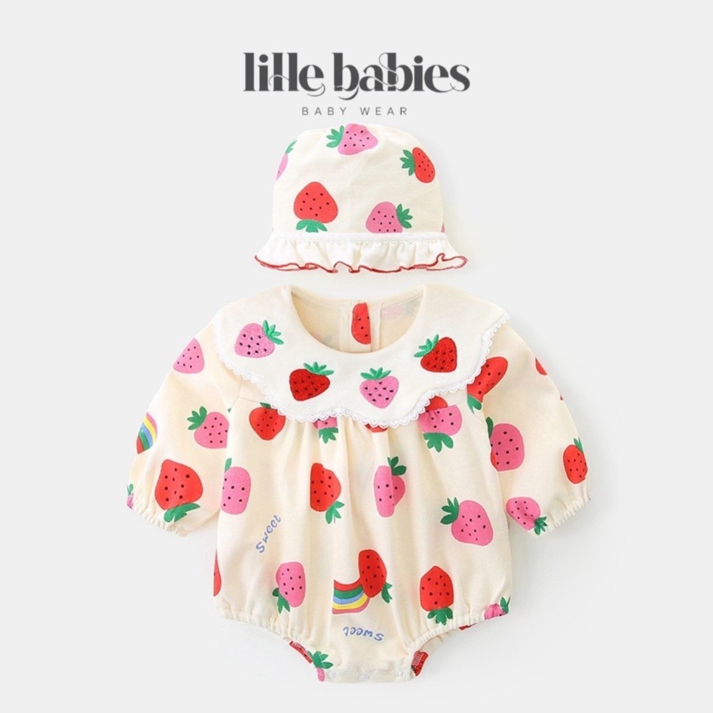 Lille babies | Lille Berry Romper | Pakaian anak perempuan