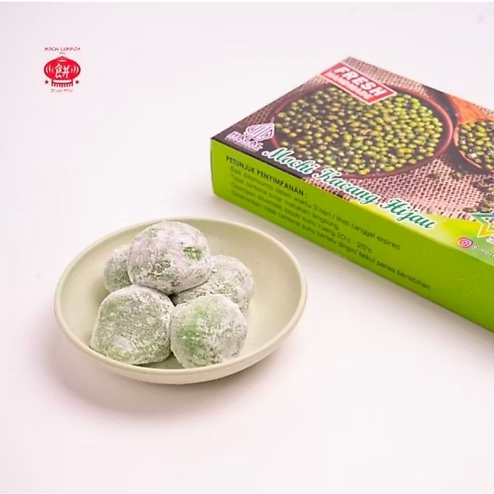 Mochi Kaswari Lampion Sukabumi Kacang Ijo Isi 15 Butir