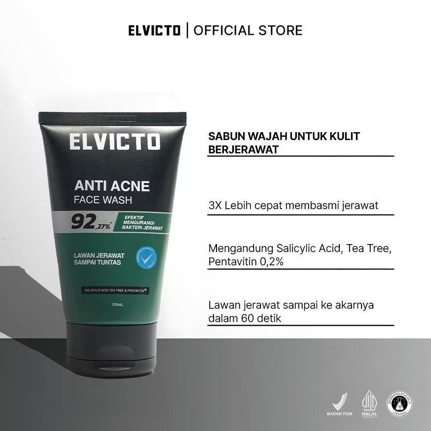 ELVICTO FACE WASH /ELVICTO FACIAL WASH / ELVICTO PEMBERSIH WAJAH
