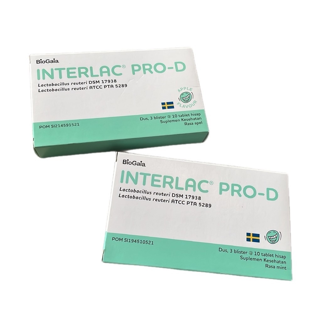 interlac pro-D /interlac pro -D 30s / Interlac Pro D Lozenges Tablet Hisap