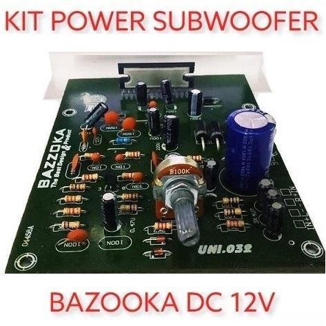 Bazooka Active Sub Woofer Plus 12V Power Amplifier La 4508 Basooka