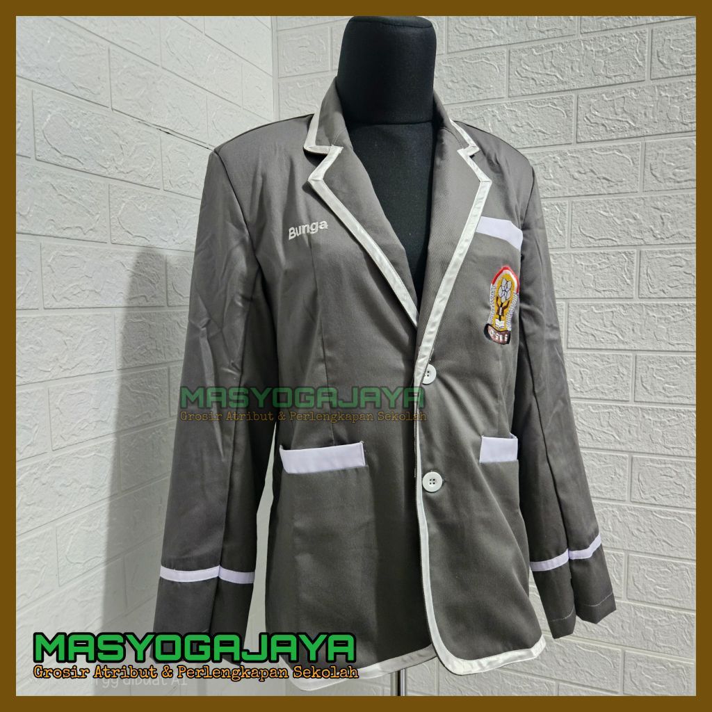 Jas Almamater Custom Murah (Kain Nagata Drill) - Atribut Sekolah
