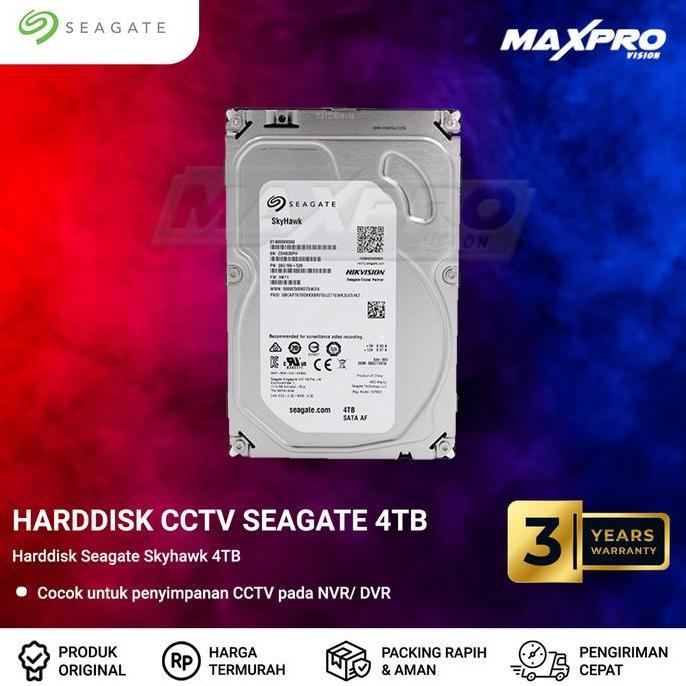 SEAGATE - HDD SEAGATE SKYHAWK 4TB GARANSI 3 TAHUN