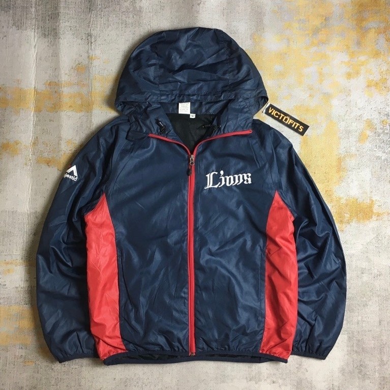 Jaket Windbreaker Majestic Lions