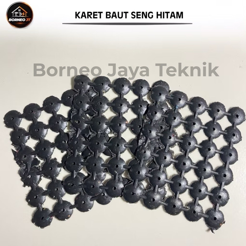 Karet Seng Asbes /Karet Baut Seng Warna Hitam