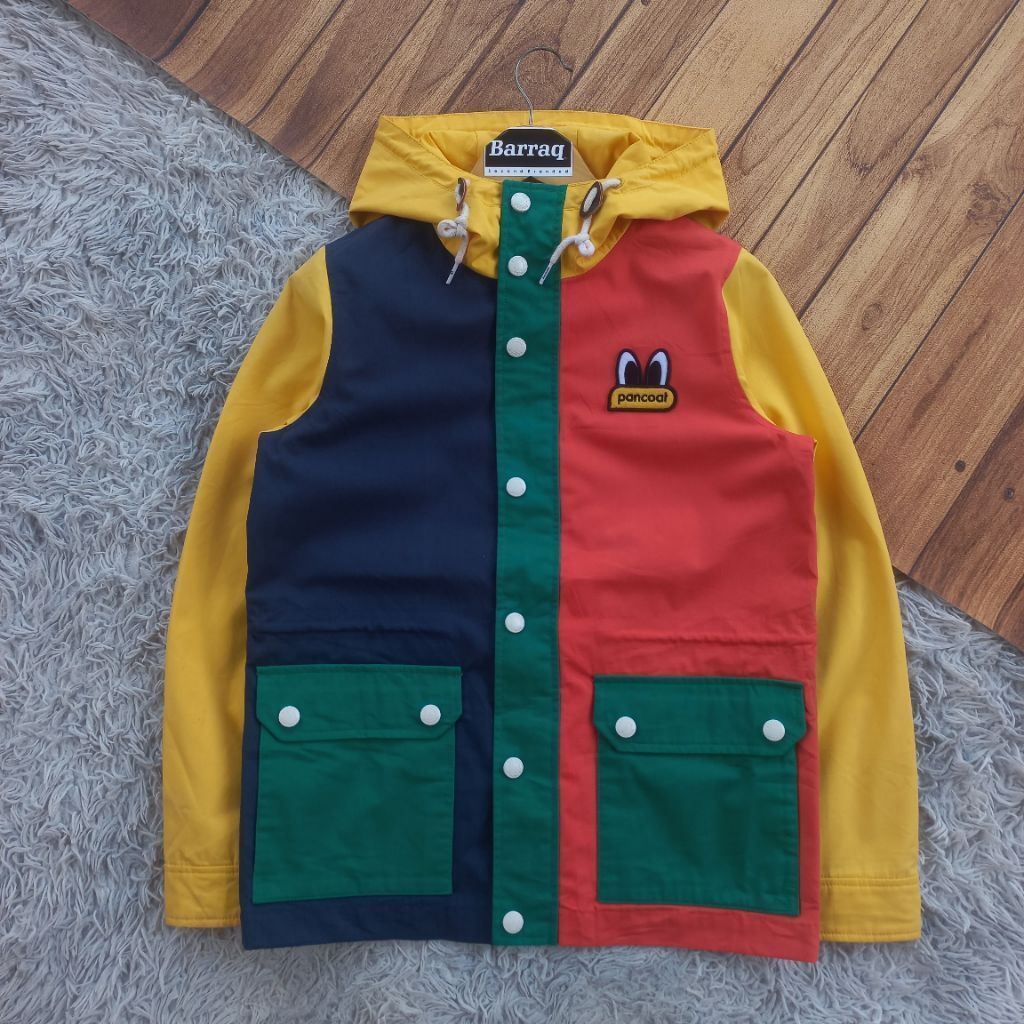 PANCOAT PARKA JACKET CANVAS 4 TONE RARE PANCOT MALAYSIA NOT gorpcore goretex blocktech outdoor jacke