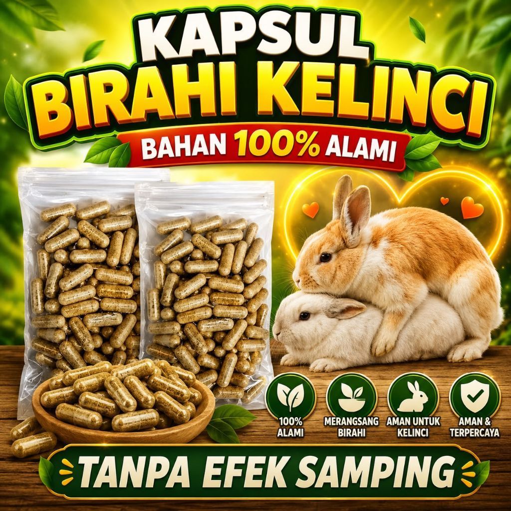 OBAT BIRAHI KELINCI - Obat Kawin Kelinci Dewasa Obat Perangsang Nafsu Birahi Kelinci Jantan Betina M