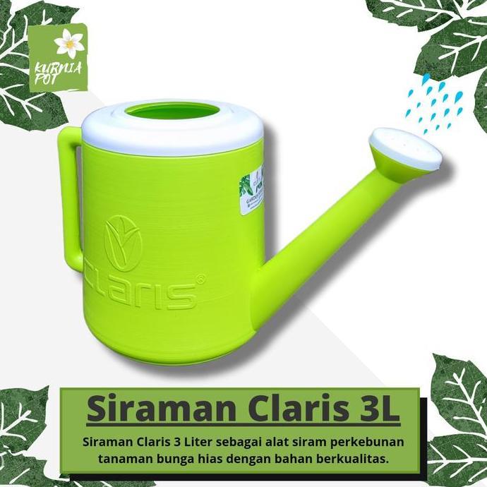 Siraman Bunga CLARIS Alat Teko Penyiram Siram Air Tanaman 3 Liter