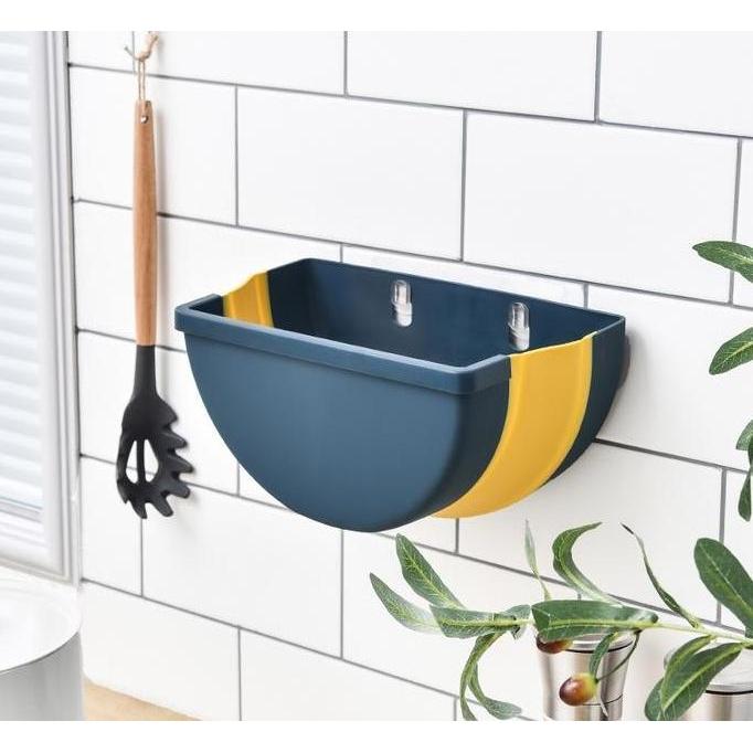 Tempat Tong Sampah Gantung Portabel Dapur Plastik Bisa Dilipat TSS