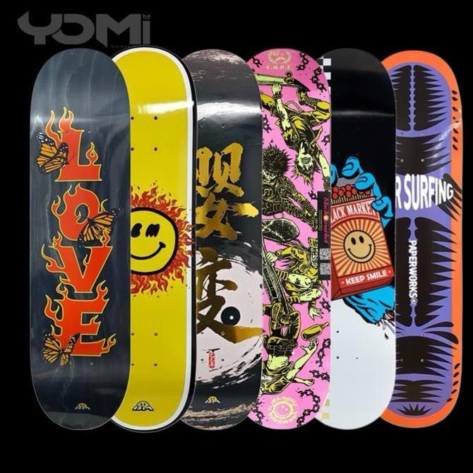 Blackmarket Skateboard Deck ukuran 7.5 8.0 8.25 | Papan Skateboard | Outdoor