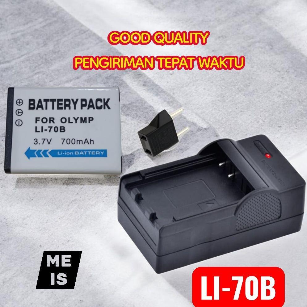Baterai & Charger Olympus VG110 VG120 VG130 VG140 VG145 VG150 VG160 - Batre Casan Baterai