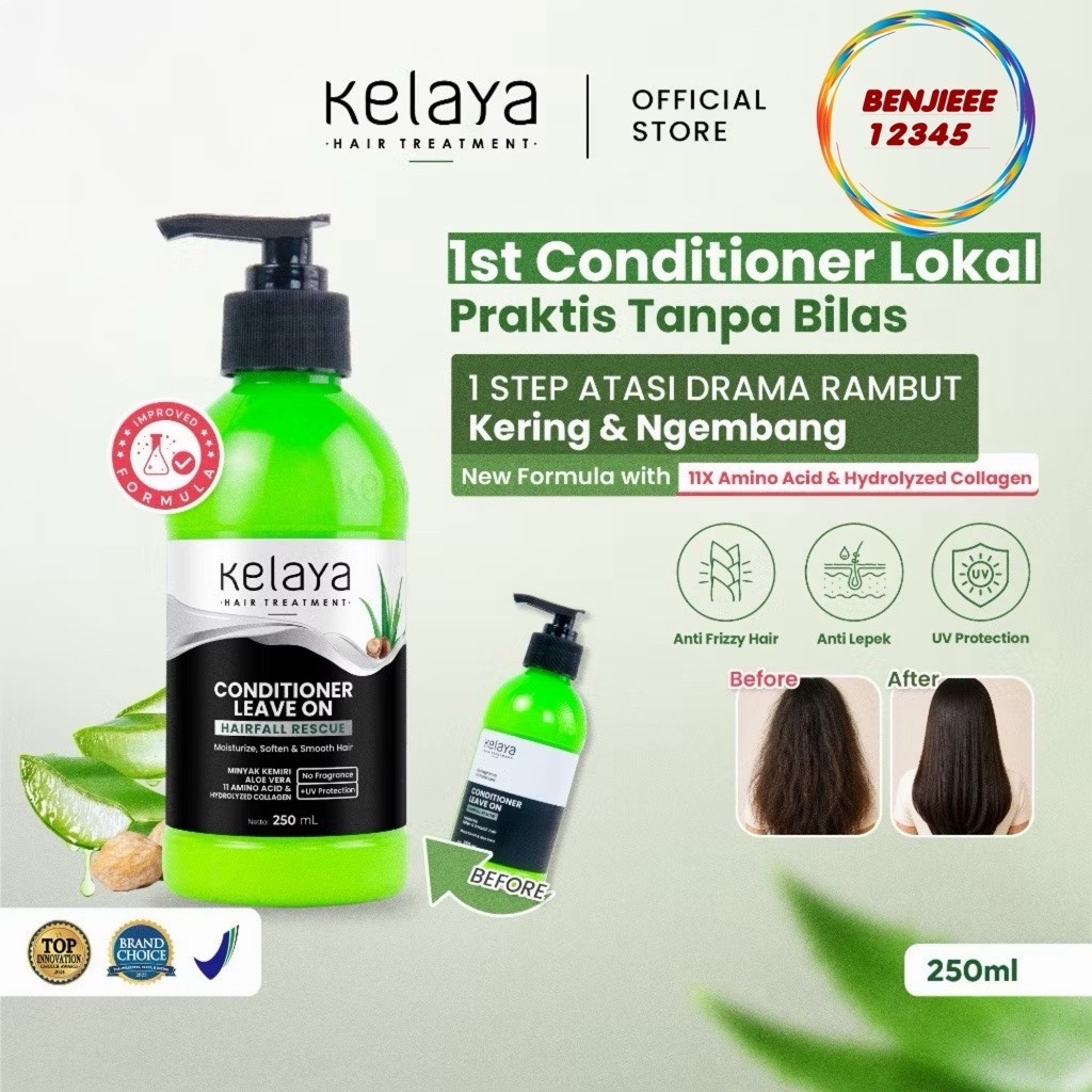 KELAYA CONDITIONER Leave On 250ml kelaya conditioner kondisioner Kelaya tanpa bilas