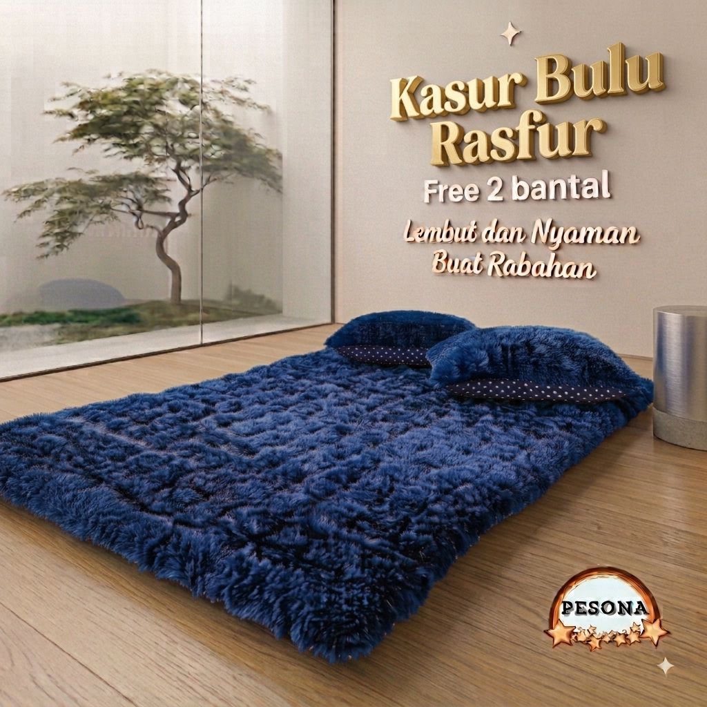 Kasur Bulu Gender Tebal / Kasur Bulu Gender Rasfur Jumbo
