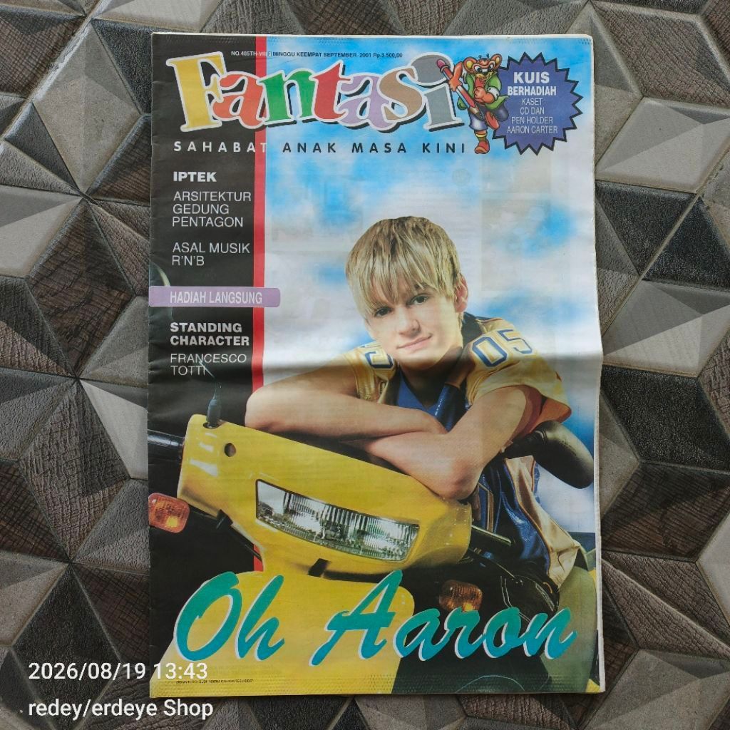 Tabloid Fantasi No 405 September 2001