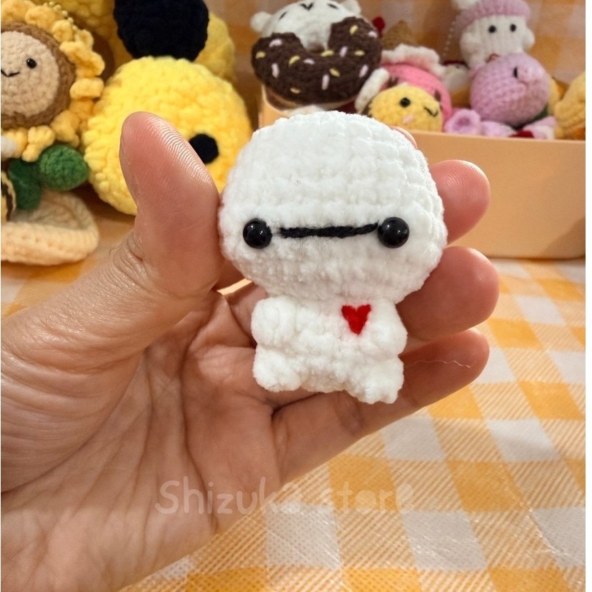 Gantungan kunci Baymax | amigurumi baymax | keychain baymax