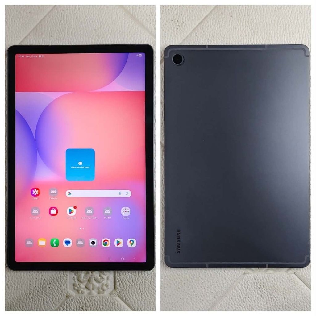 SAMSUNG TAB S10 LITE 5G RAM 6/128 FULLSET SUPER MULUS NO MINUS