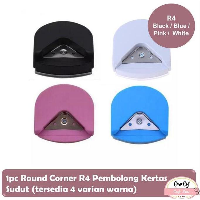 Cut- Lovelycraft | R4 Round Corner Pembolong Kertas Sudut Corner Rounder 4Mm