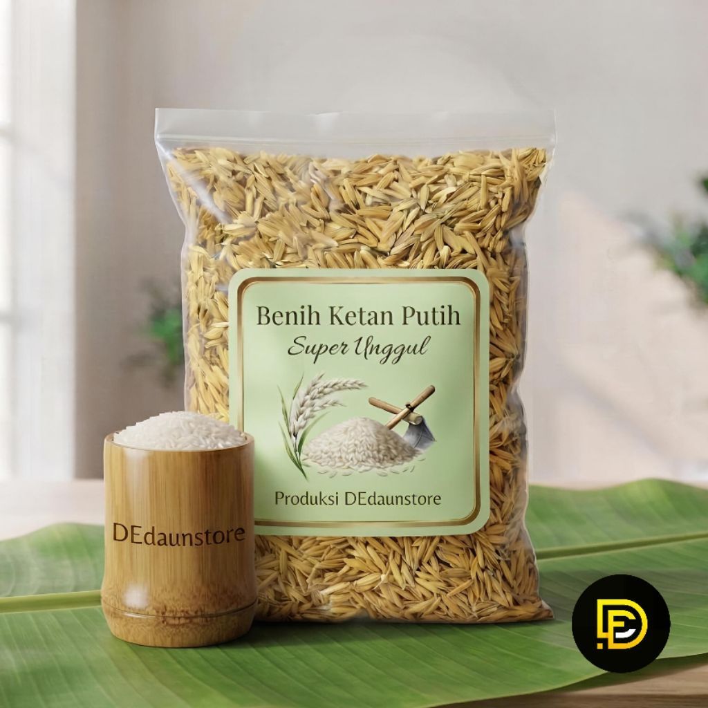 Benih padi ketan putih bibit ketan putih 1 kg-az
