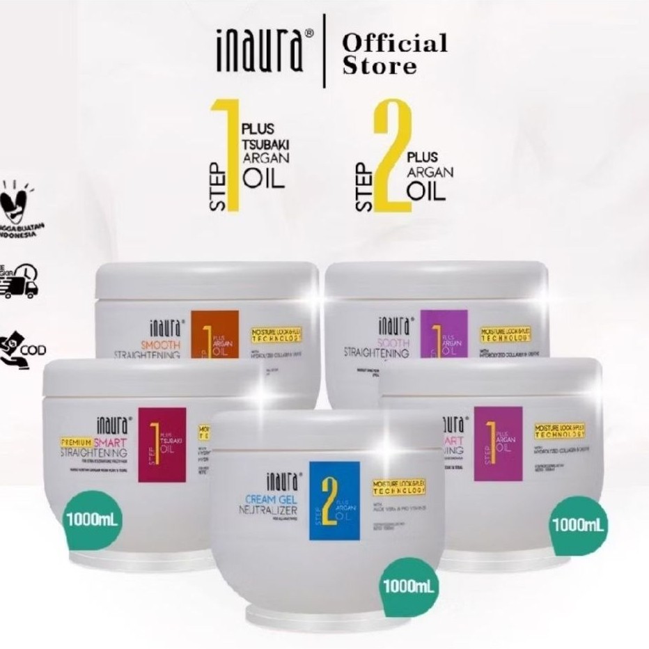 inaura smoothing rambut 1000ml