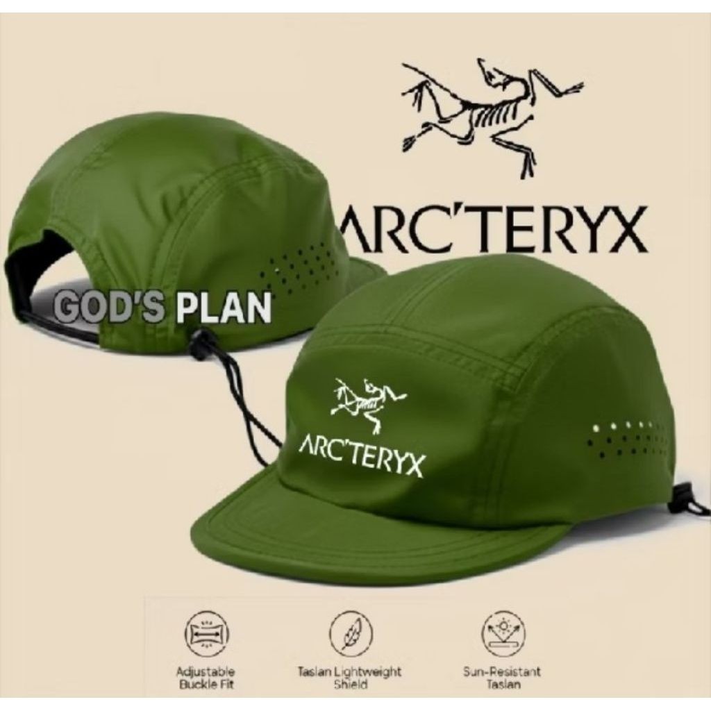 Topi Running Gowes Arcteryx / Topi Aktivitas Olahraga Outdoor
