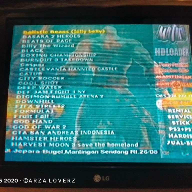 PS 2 Fat Matrik Harddisk NA