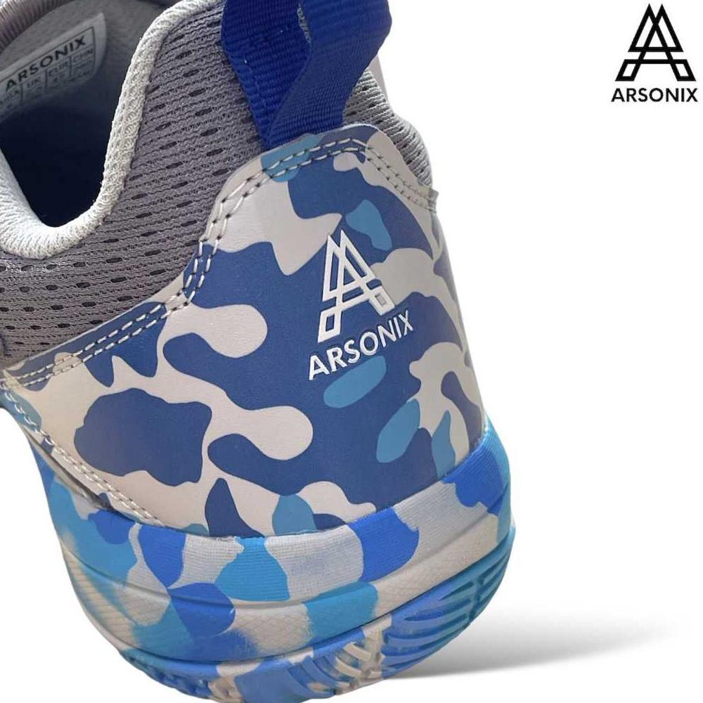 Terbaru Sepatu Badminton Arsonix Camo Original ( Free Tali Sepatu )