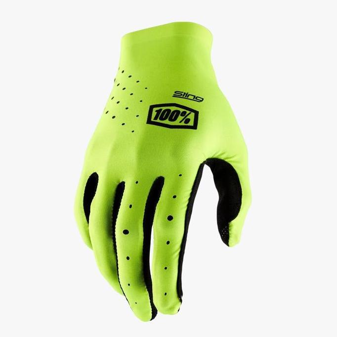 Gloves 100% Sling MX Flo Yellow / Glove MX Trail Jetski Supermoto