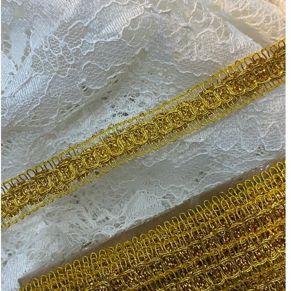 RENDA GOLD BAHAN MAHAR RENDA GOLD/meter
