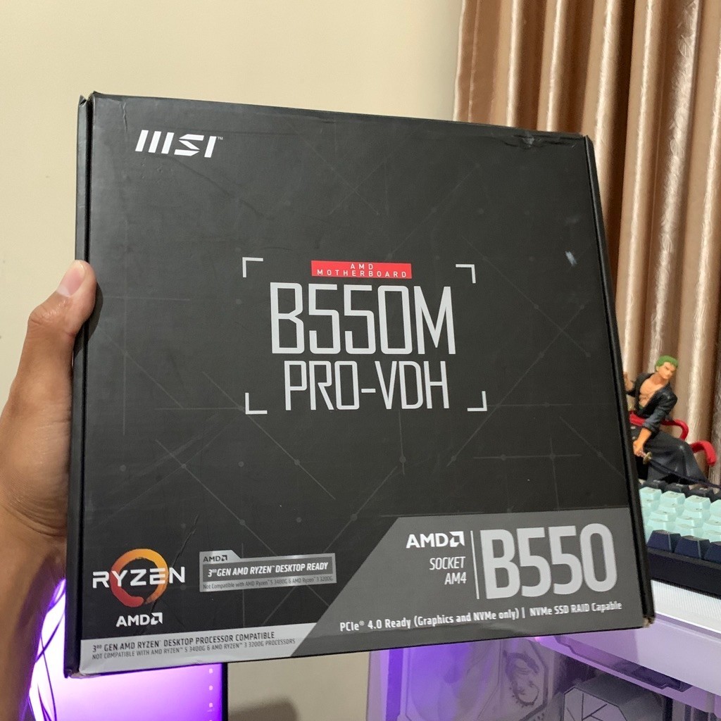 Mobo/Motherboard AM4 MSI B550M Pro-VDH 2nd Like New