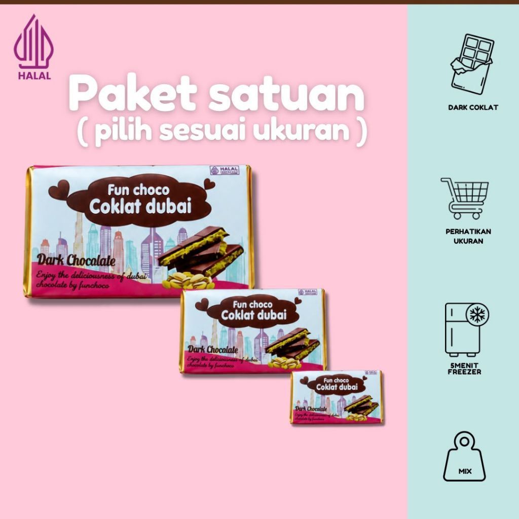 CoklatDubaiLokalHomemadeFunchoco (Satuan)