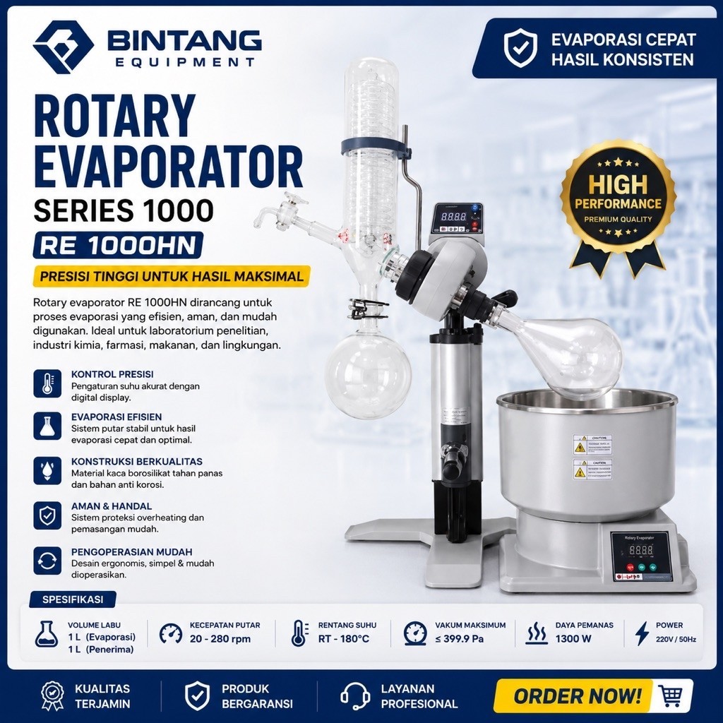 Rotary Evaporator series 1000 - RE  1000HN