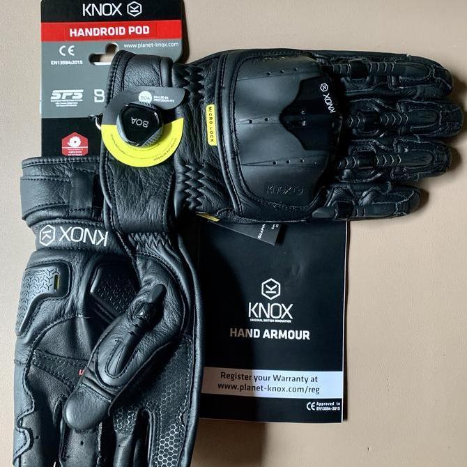 Knox Handroid Pod MK4 Motorcycles Protective BOA System Gloves