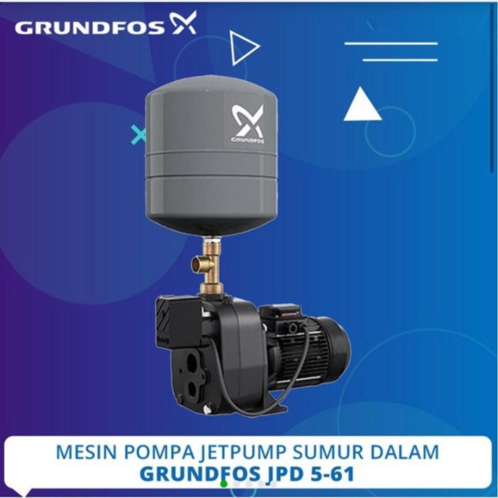 Pompa Jet Pump Grundfos JPD 5-61 PT-V/ Pengganti JD Basic 5