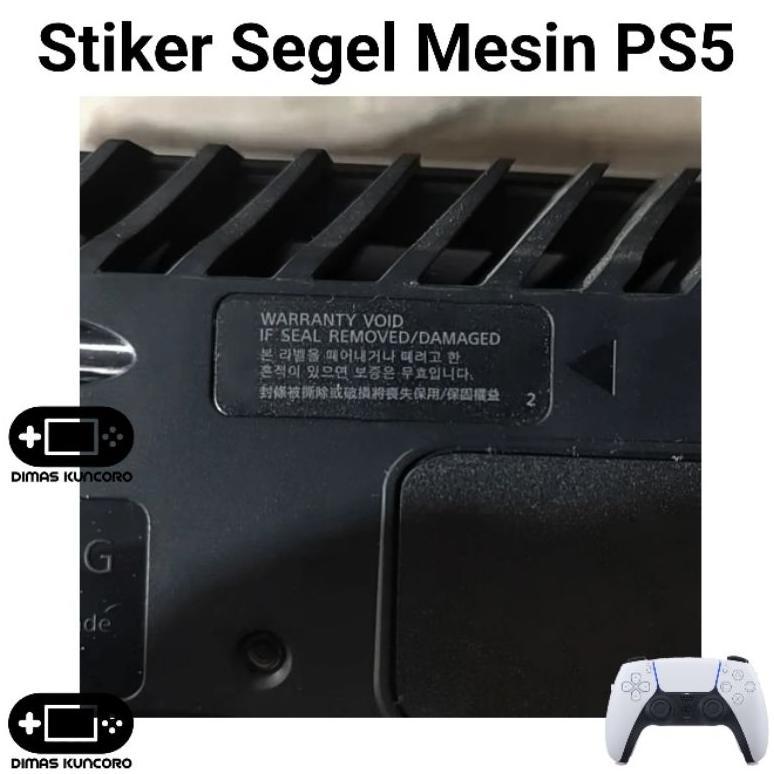 Stiker Segel Mesin PS5 stiker seal void ps playstation 5 console void host konsol ps 5