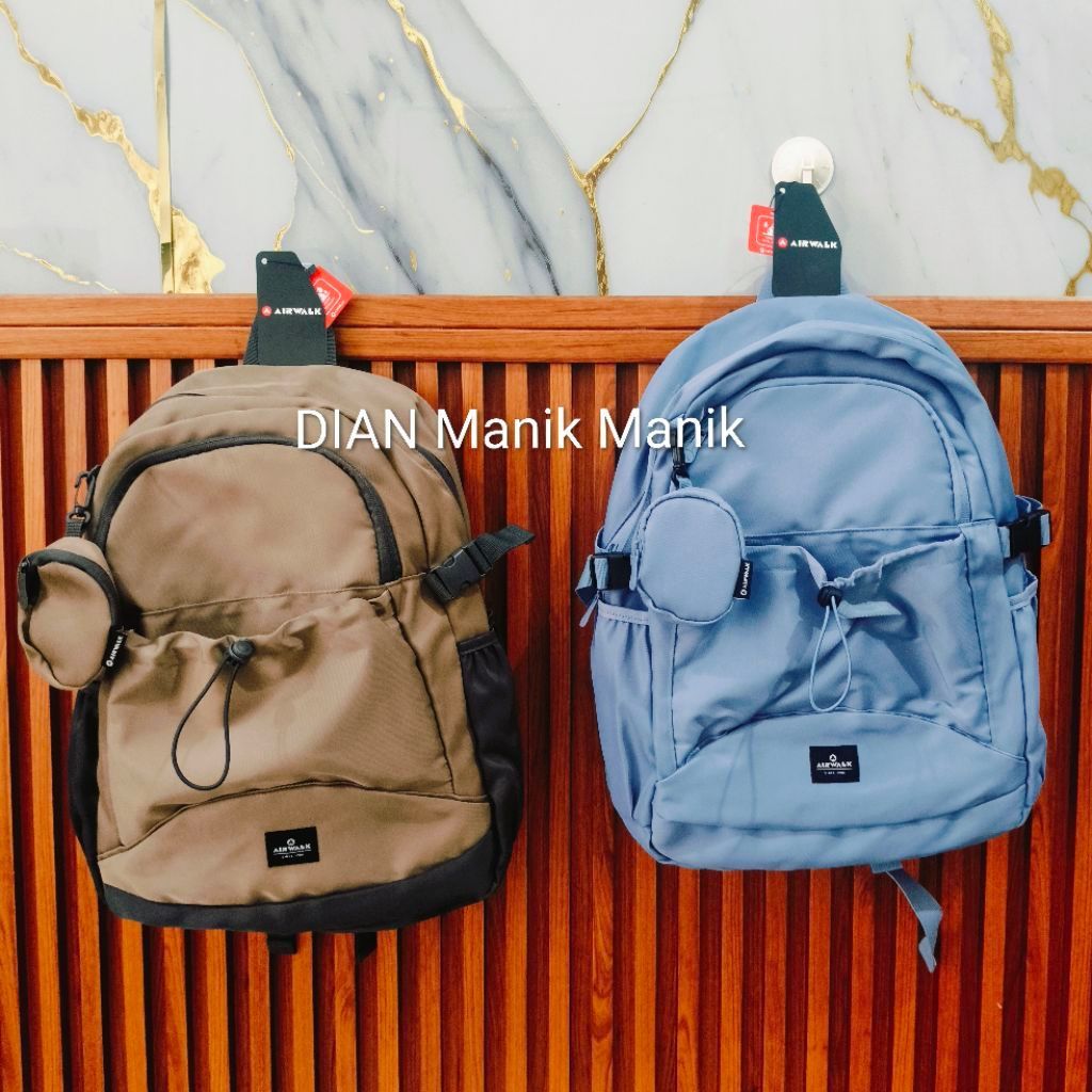 AIRWALK - BACKPACK GISELLE ORIGINAL SPORTS STATION (pembelian SS offline store) tas airwalk original
