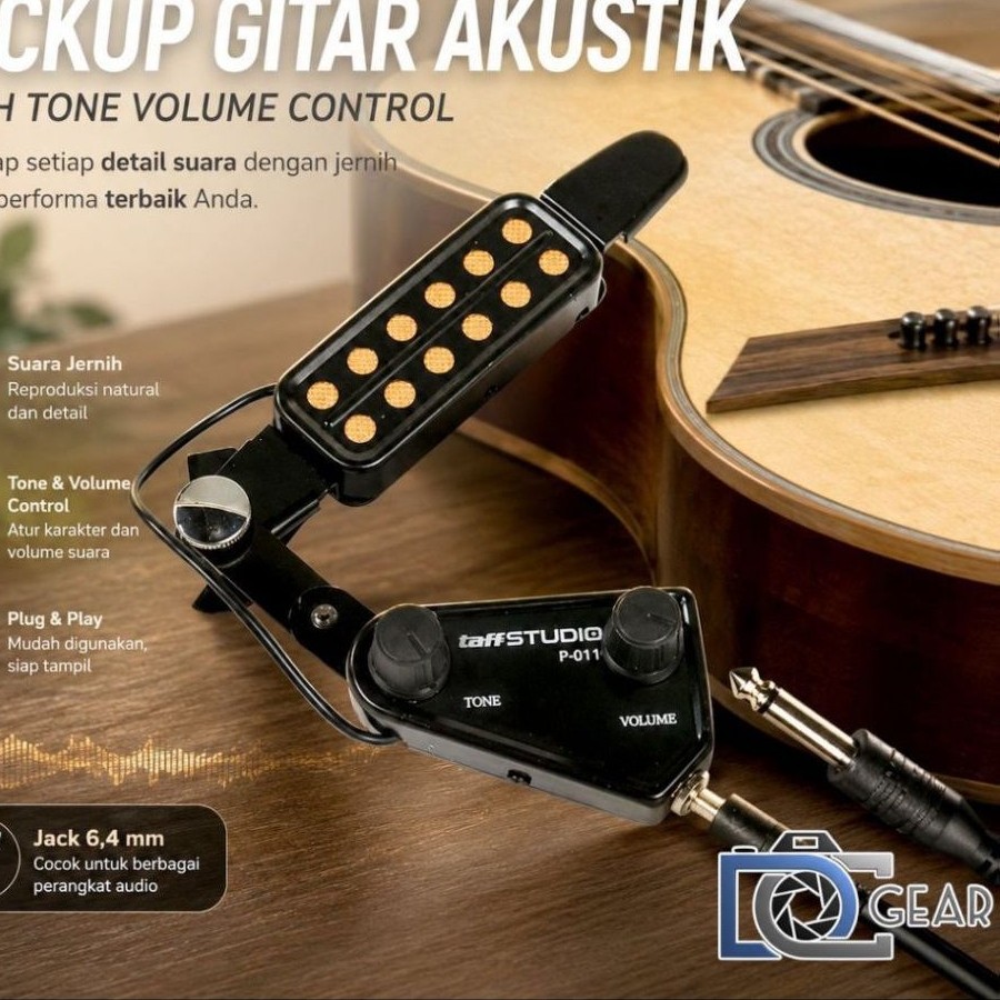 Pickup gitar akustik P-011 / P-012 Taffstudio