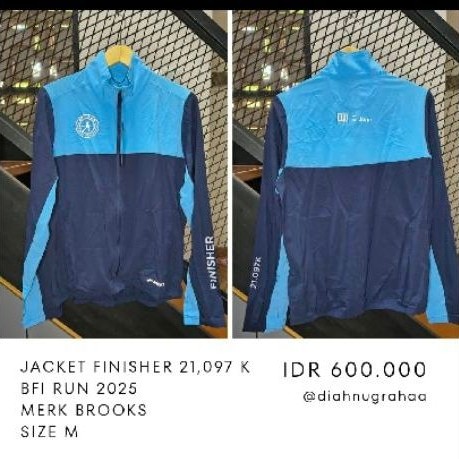 Jacket Finisher 21,097 K BFI RUN 2025 BROOKS size M