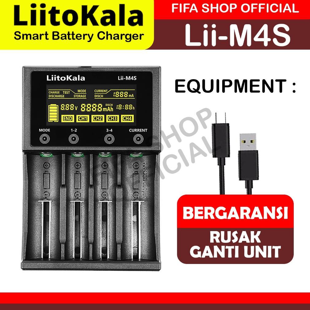 Charger Battery LiitoKala Lii M4S Original / Charger baterai Charger