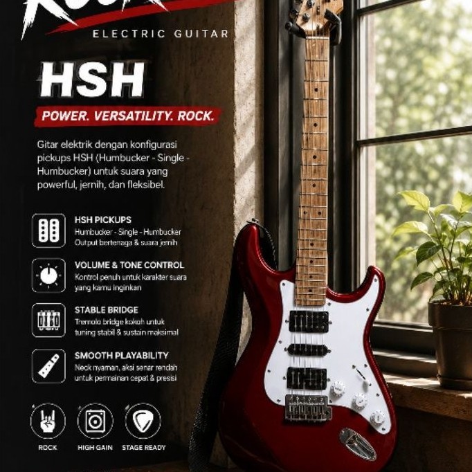 gitar rockson hsh original second