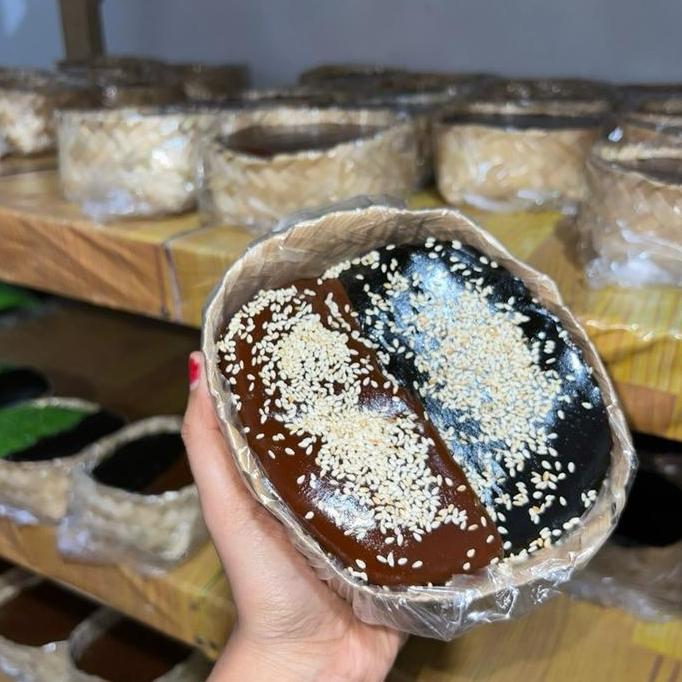 Dodol Jenang Merah Mix Jenang Hitam isi 1 kg Free Vacum