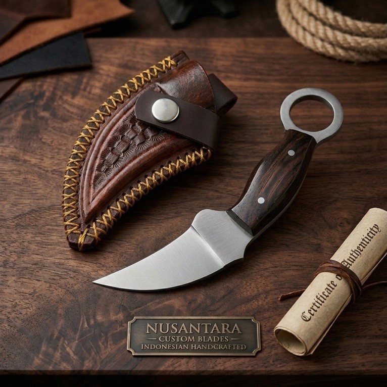 pisau dager bayonet bahan baja per
