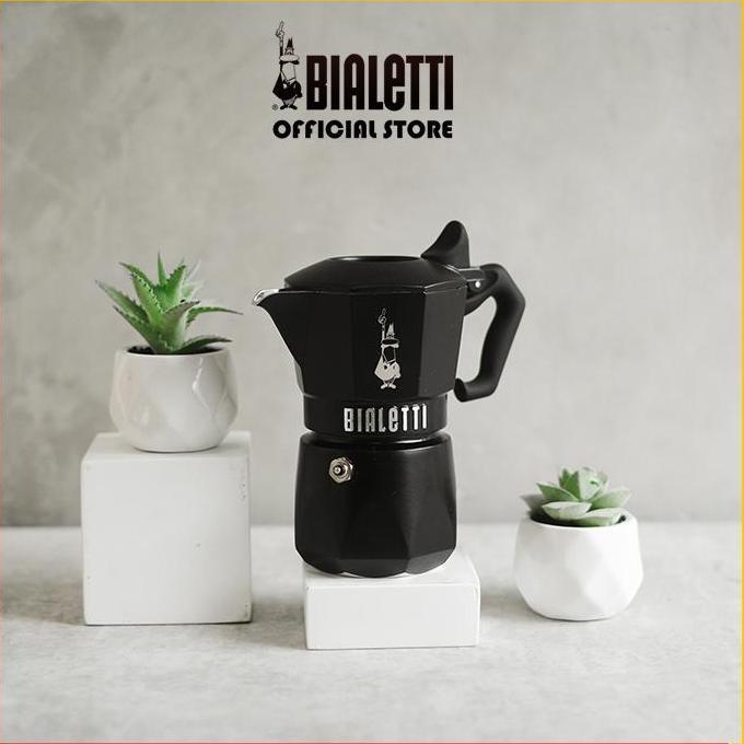 Bialetti - Mokapot Brikka Black Exclusive - 2 Cups - Alat Seduh Kopi