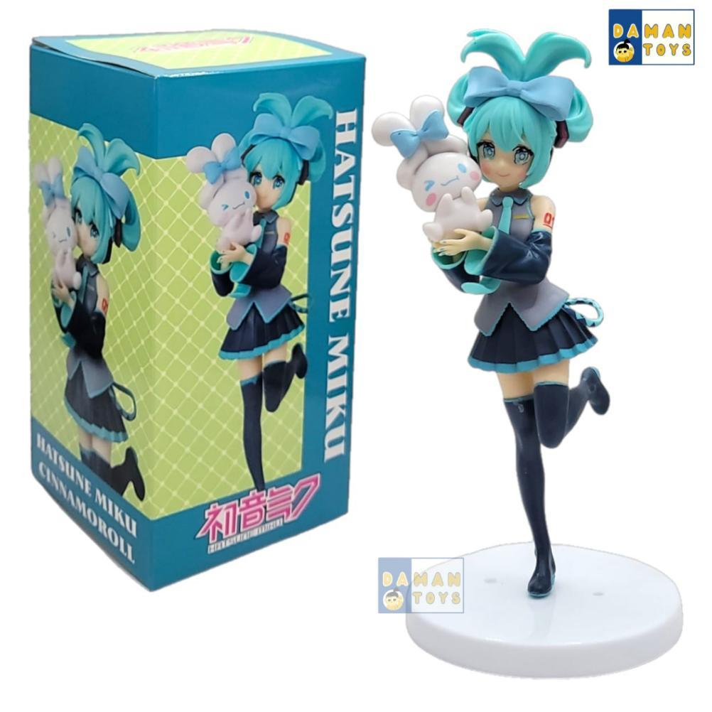 Figure Hatsune Miku x Cinnamonroll Vocaloid Anime Pajangan Koleksi