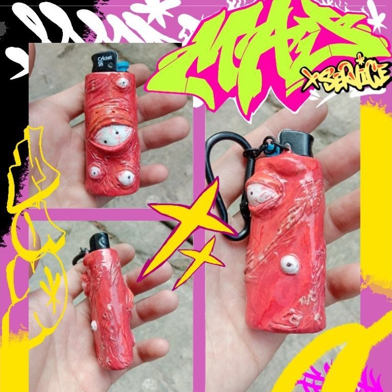gantungan korek api custom,case korek keren,korek api keren